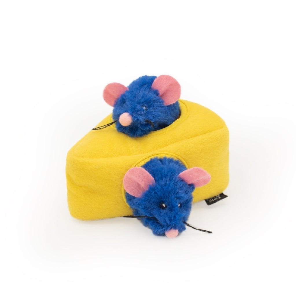 ZIPPY PAWS ZIPPY CLAWS BURROW MICE N CHEESE CAT TOY