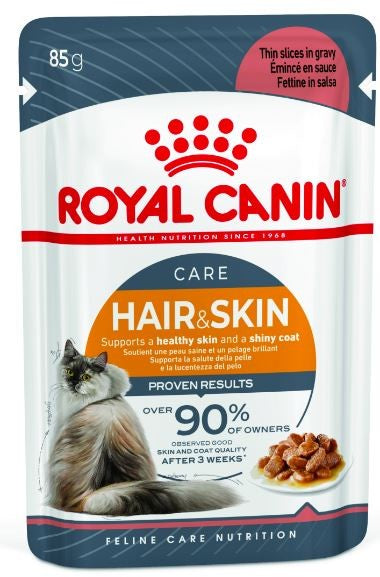 ROYAL CANIN CAT HAIR & SKIN GRAVY 85G