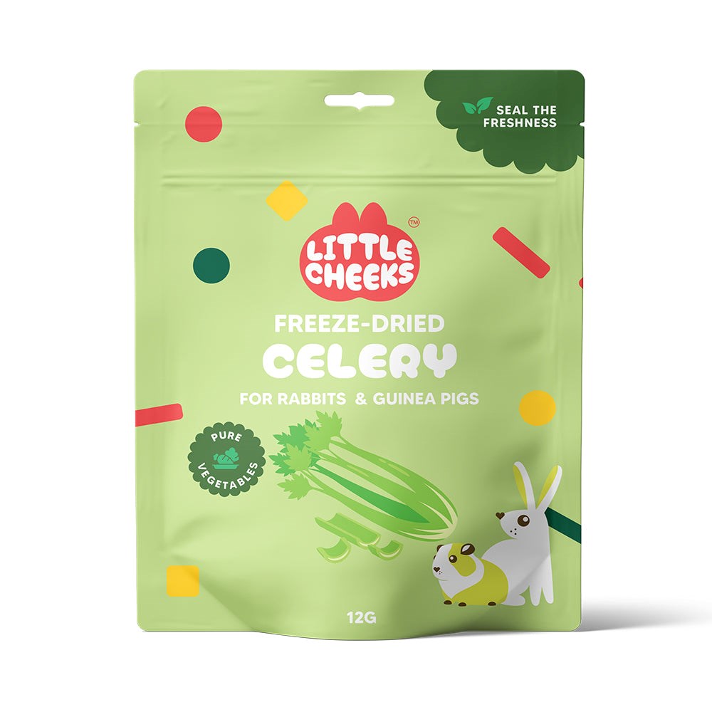 LITTLE CHEEKS FREEZE DRIED CELERY TREAT FOR SMALL ANIMALS 12G