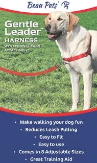 GENTLE LEADER HARNESS WITH FRONT ATTACHMENT BLACK [SZ:PETITE / SMALL]