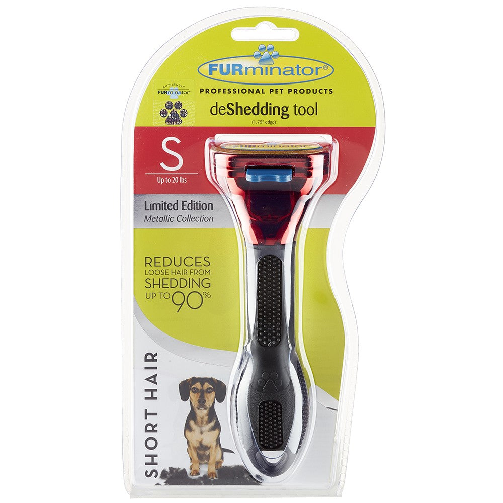 FURMINATOR LIMITED EDITION METALLIC DESHEDDING TOOL SMALL DOG SHORT HAIR