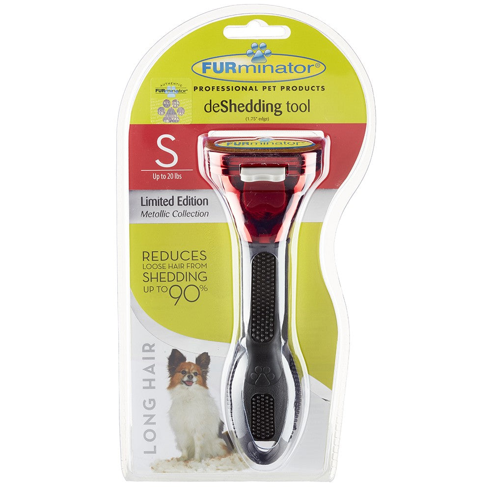 FURMINATOR LIMITED EDITION METALLIC DESHEDDING TOOL SMALL DOG LONG HAIR