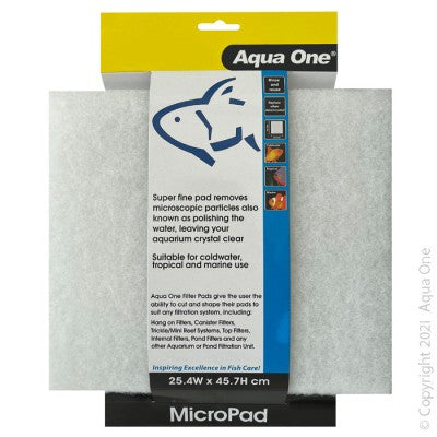 AQUA ONE SELF CUT FILTER PAD MICROPAD