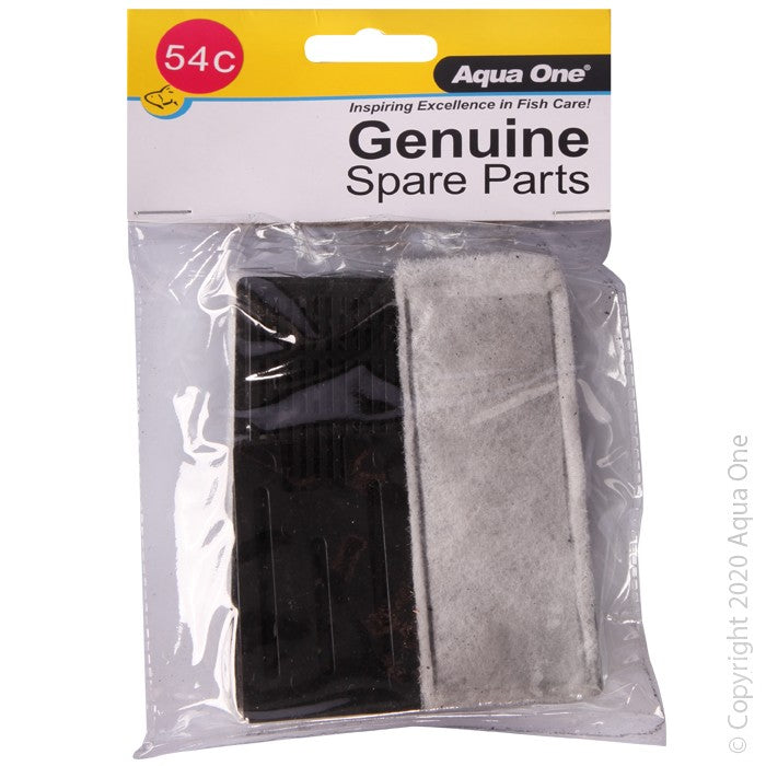AQUA ONE CARBON CARTRIDGE 54C FOR CLEARVIEW 100 2PK