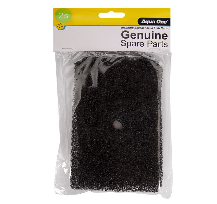 AQUA ONE FILTER SPONGE 2S FOR LIFESTYLE 52 2PK