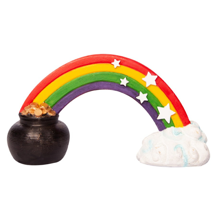 AQUA ONE ORNAMENT RAINBOW WITH POT OF GOLD MED