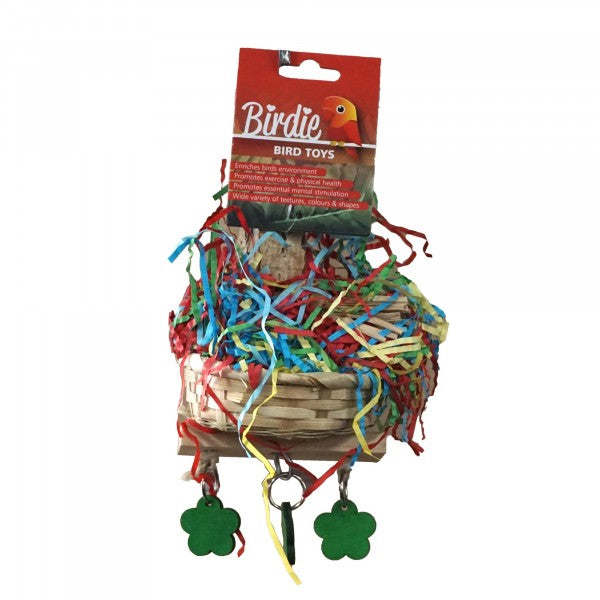 BIRDIE RAINBOW PUZZLE BIRD TOY MED