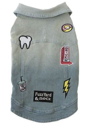 COAT FUZZYARD THE ROCKER DENIM [SZ:4]