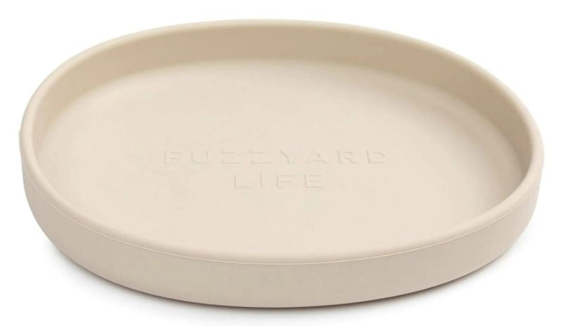 FUZZYARD LIFE SILICONE CAT DISH BOWL [CLR:Sandstone]