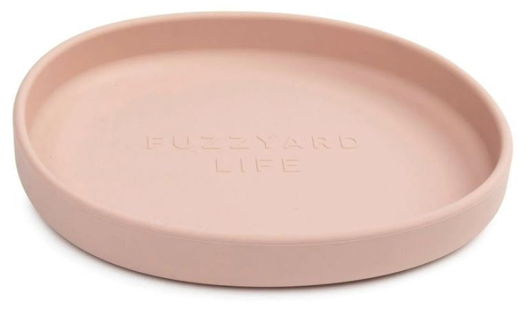 FUZZYARD LIFE SILICONE CAT DISH BOWL [CLR:Soft Blush Pink]