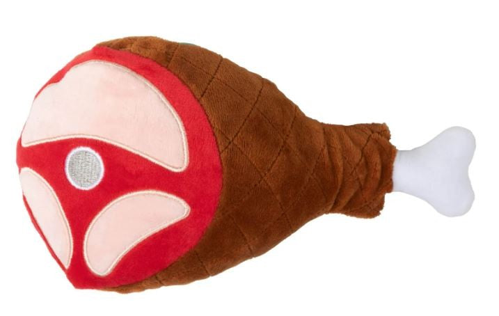 XMAS DOG TOY FUZZYARD HOLIDAY HAM