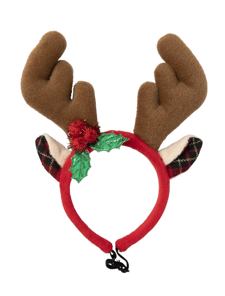 XMAS FUZZYARD REINDEER ANTLERS [SZ:SML/MED]