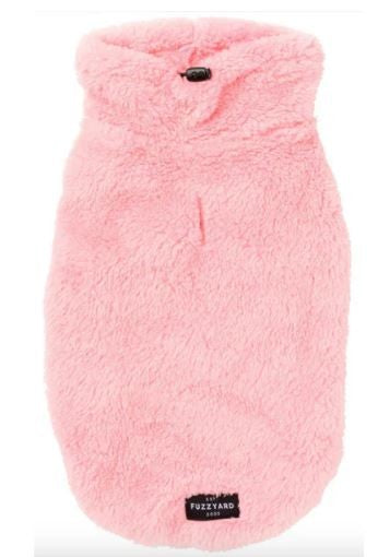 COAT FUZZYARD 2023 TURTLE TEDDY SWEATER PINK [SZ:1]