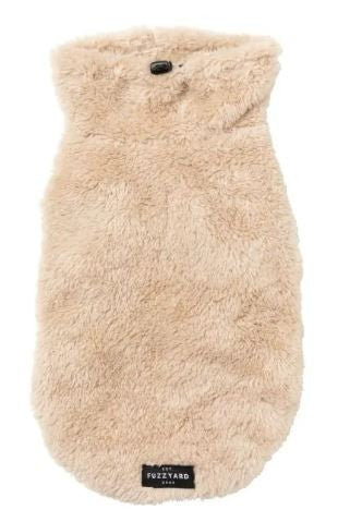 COAT FUZZYARD 2023 TURTLE TEDDY SWEATER BEIGE [SZ:1]