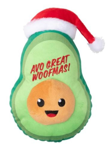 XMAS DOG TOY FUZZYARD AVO GREAT WOOFMAS