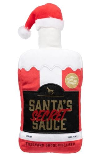 XMAS DOG TOY FUZZYARD SANTA'S SECRET SAUCE