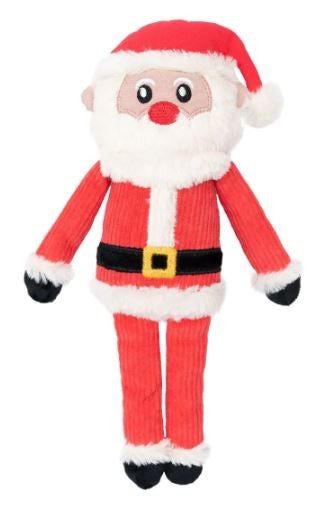 XMAS DOG TOY FUZZYARD LIFE SANTA