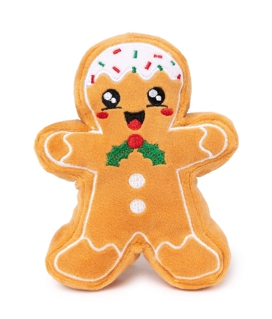 XMAS FUZZYARD FRED THE GINGERBREAD DOG TOY SML