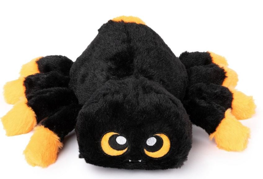 FUZZYARD HALLOWEEN WEBSTER THE SPIDER BLACK DOG TOY