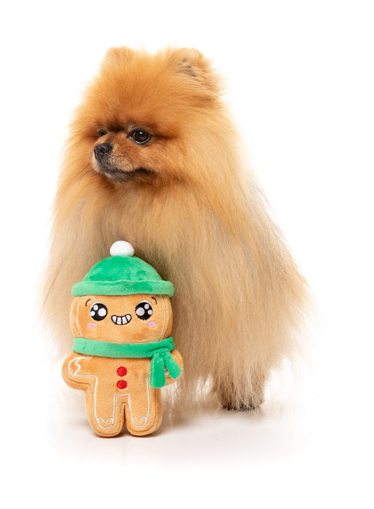 XMAS FUZZYARD HOLLY JOLLY CHILLYBREAD DOG TOY [SZ:SML]