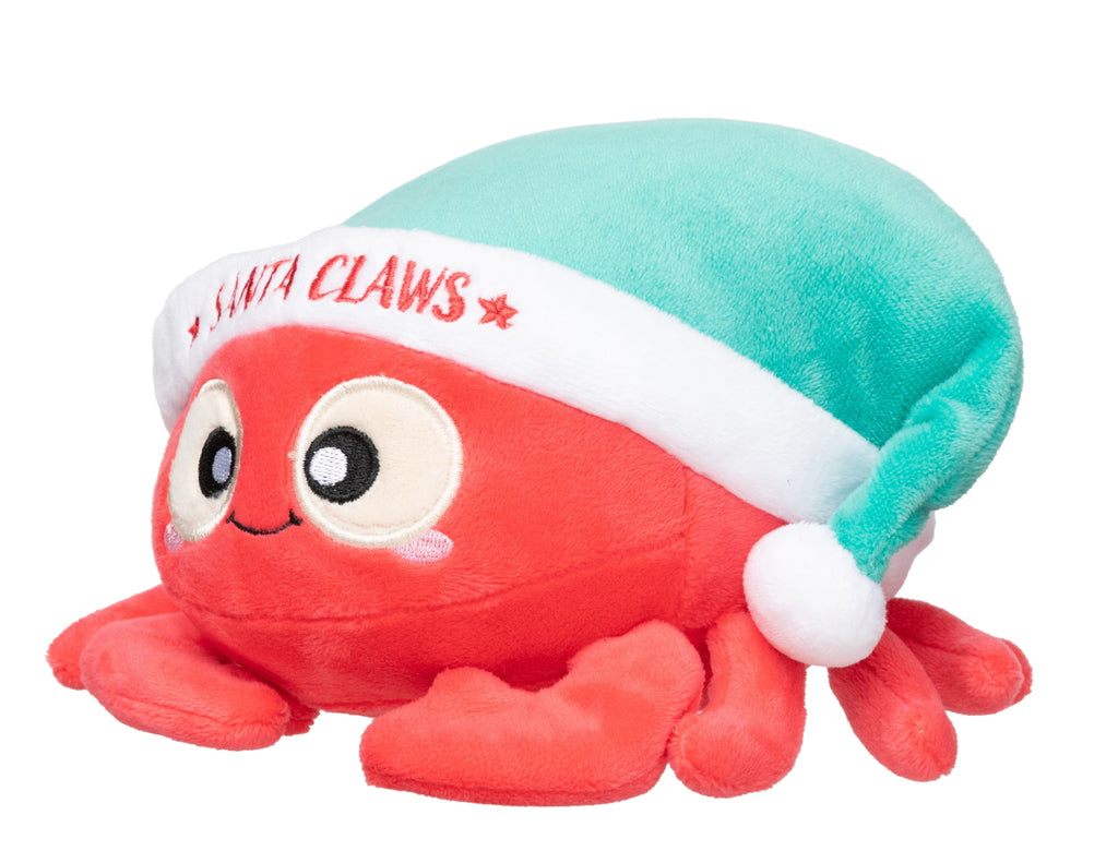 XMAS FUZZYARD SANTA CLAWS DOG TOY SML