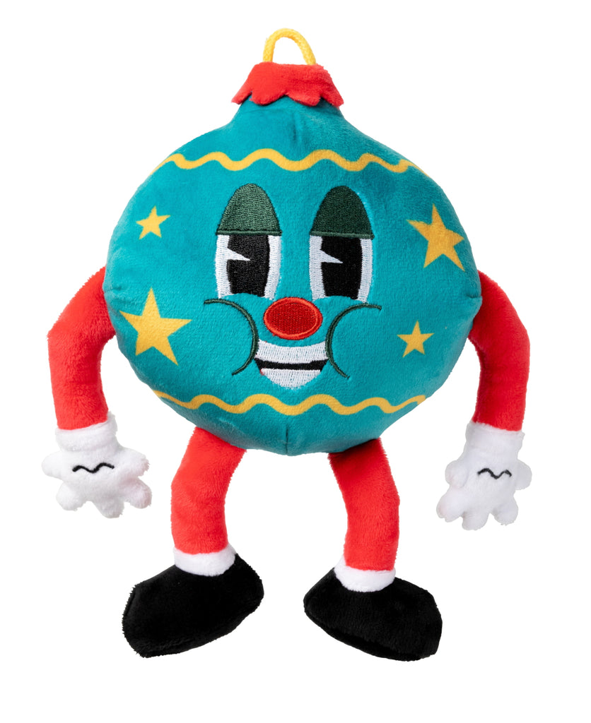 XMAS FUZZYARD BALLIN XMAS DOG TOY SML