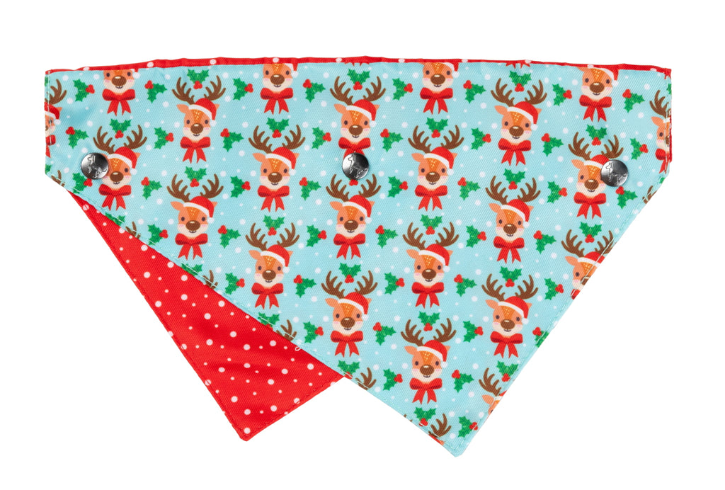 XMAS FUZZYARD BANDANA - BLITZEN BLIZZARD [SZ:MED/LGE]