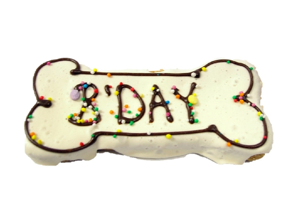 TREAT HUDS AND TOKE BDAY DOGGY BONE 1PC