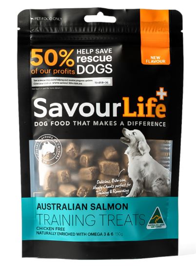 TREAT SAVOURLIFE SALMON TRAINING TREATS 150G