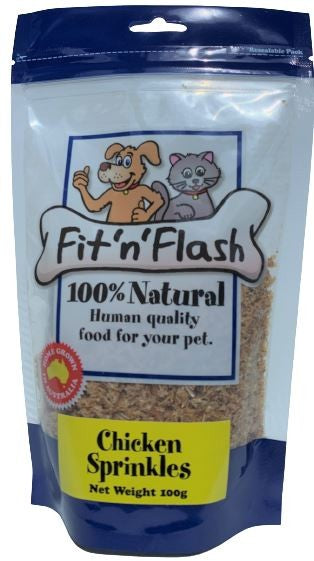 FIT 'N' FLASH CHICKEN SPRINKLES TREAT 100G