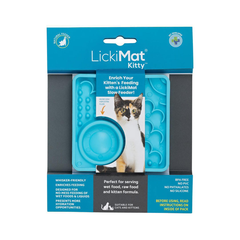 LICKIMAT CAT KITTY [CLR:Turquoise]