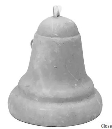 NATURE ISLAND CHARCOAL BELL FOR BIRDS