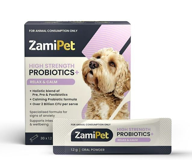 ZAMIPET HIGH STRENGTH PROBIOTICS+ RELAX AND CALM 1.2G X 30 SACHETS