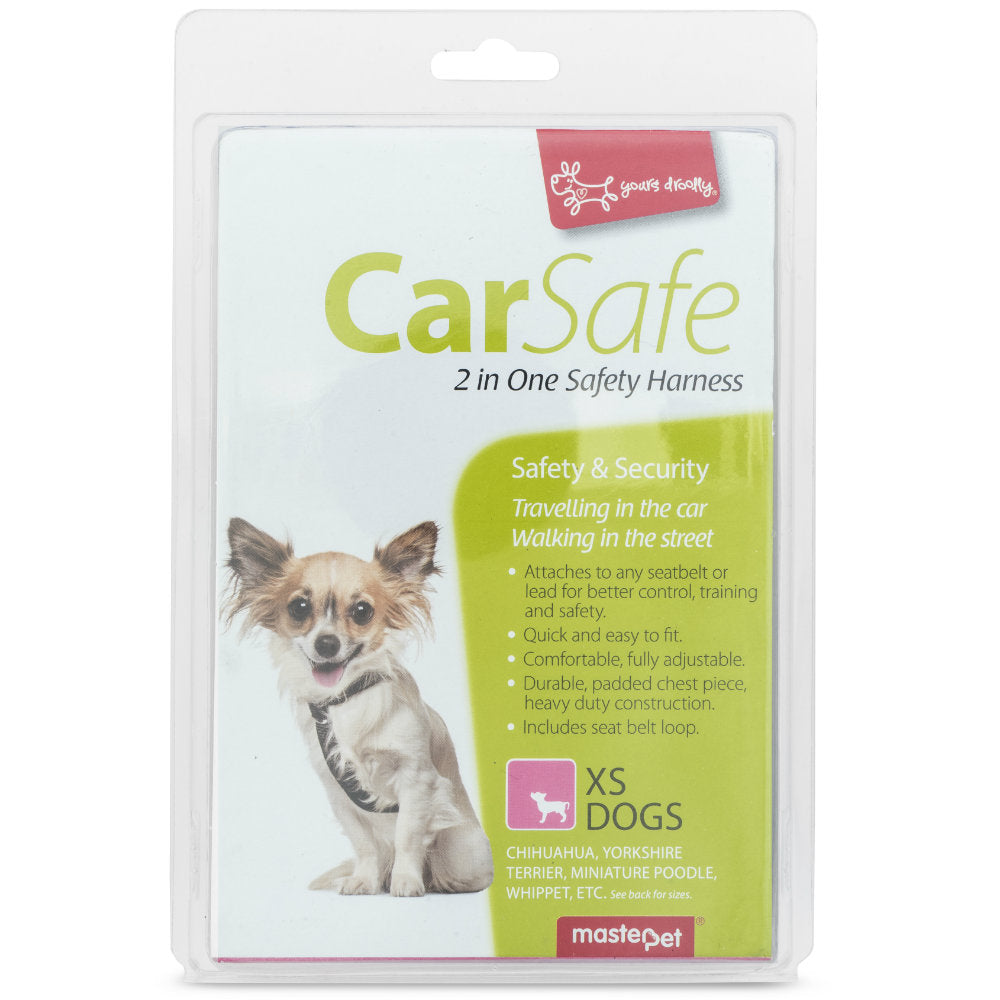 MASTERPET 2 IN 1 CAR SAFE HARNESS [SZ:Extra Small]