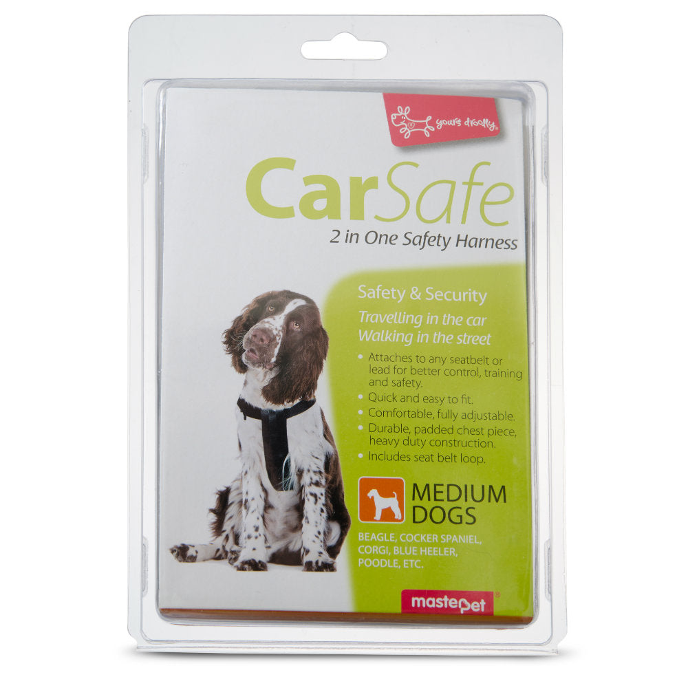 MASTERPET 2 IN 1 CAR SAFE HARNESS [SZ:Medium]
