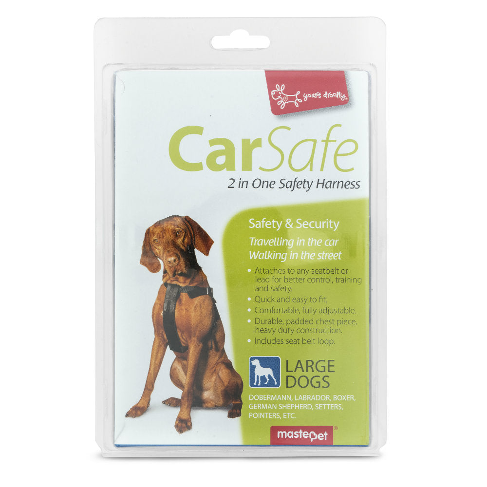 MASTERPET 2 IN 1 CAR SAFE HARNESS [SZ:Large]