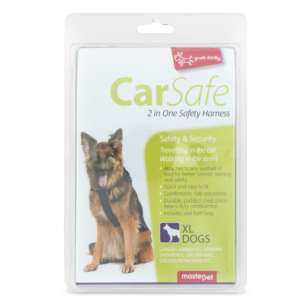 MASTERPET 2 IN 1 CAR SAFE HARNESS [SZ:Extra Large]